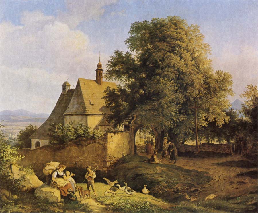 Church at Graupen in Bohemia